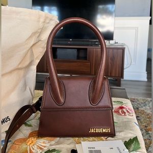 Jacquemus Moyen Chiquito Brown Leather